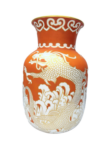 Vaso art deco rosenthal rosso - vaso,